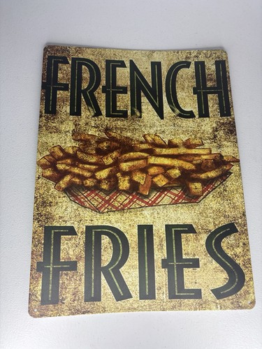 Vintage french fries - french, metal