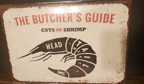 Retro metal cuts shrimp - retro,